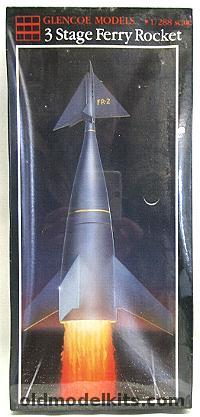 Glencoe 1/288 3 Stage Ferry Rocket, 5908 plastic model kit